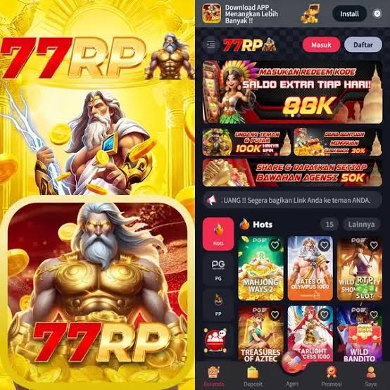 Tampilan utama 77RP
